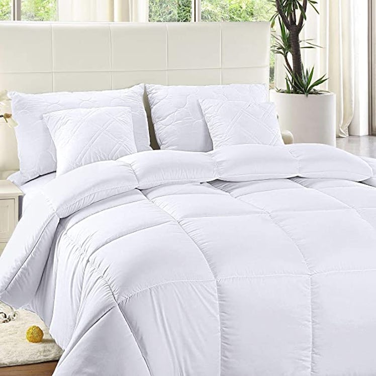 This comforter is a budget-friendly item on Amazon that'll make your bedroom look more expensive. 