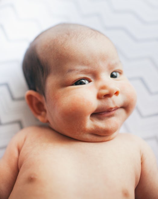 baby with bald spot, here's how to encourage baby hair growth