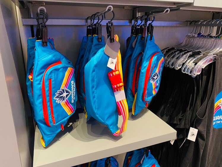Disney World has new merch that includes 'Guardians of the Galaxy' fanny packs. 
