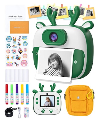 Dragon Touch Instant Print Kids Camera, InstantFun2 Digital Camera with Dual Camera Lens