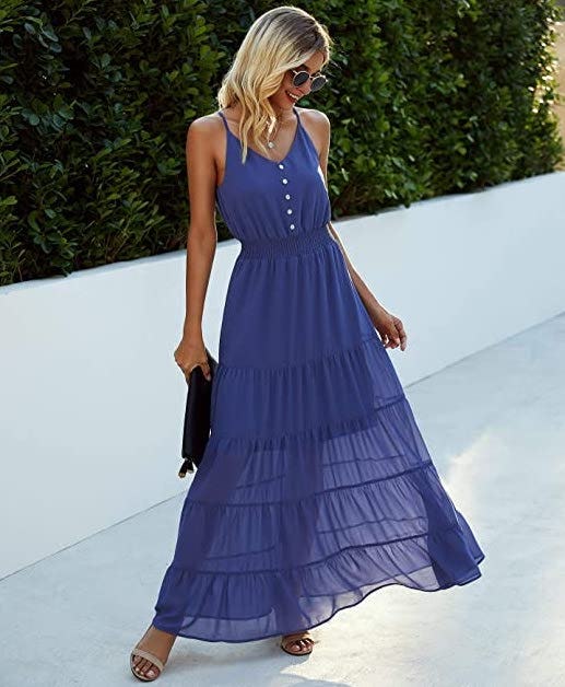 PRETTYGARDEN Sleeveless Maxi Dress