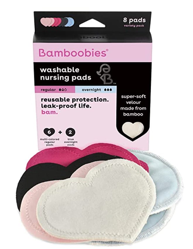 Add reusable nursing pads from Bamboobies to your baby registry. 