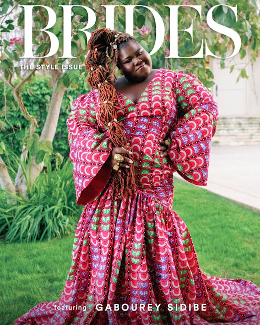 Gabourey Sidibe Wore A Traditional West African Wedding Dress On The Cover Of Brides