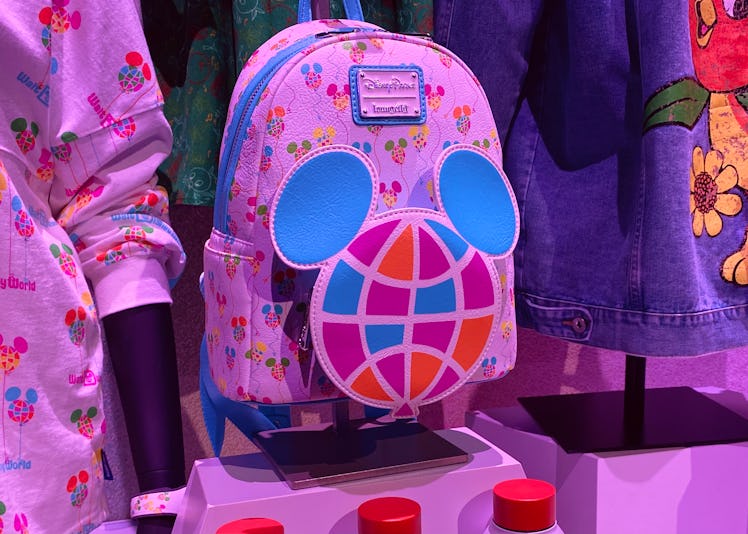 Disney World has new merch that includes a Loungefly backpack. 