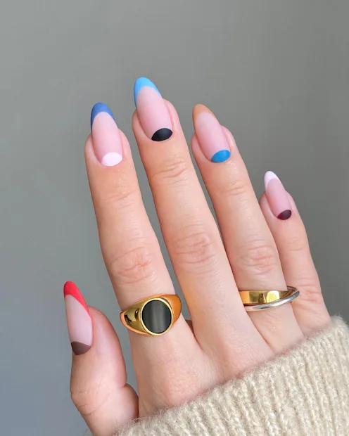 half moon nails
