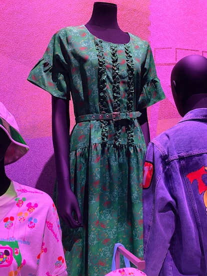 Disney World has new merch that includes a 1970s dress. 