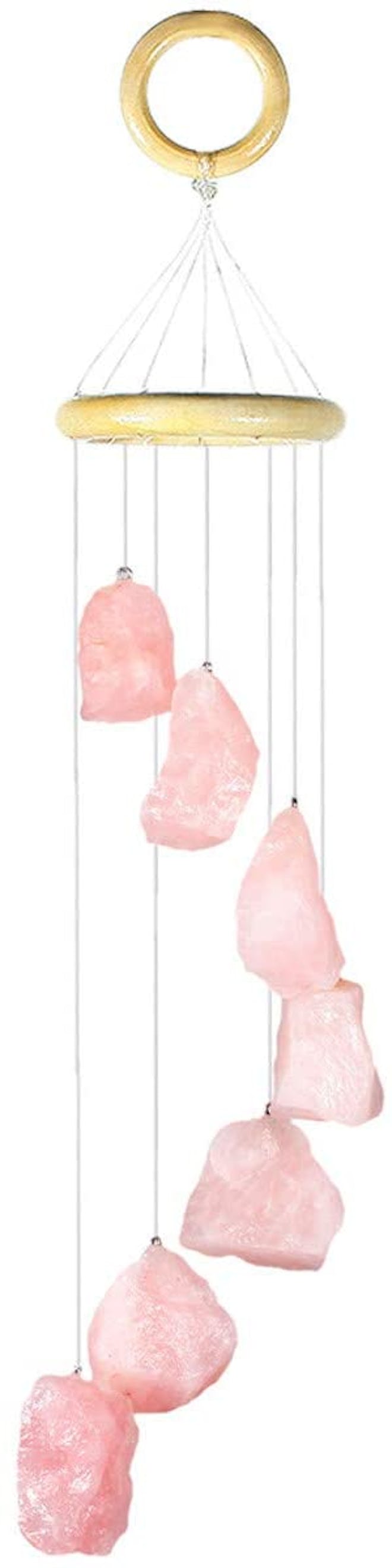 mookaitedecor Rough Crystals Wind Chimes