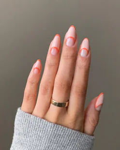 Half Moon Nails Are The French Manicure S Cool Older Sister Half Moon Nails Are The French Manicure S Cool Older Sister