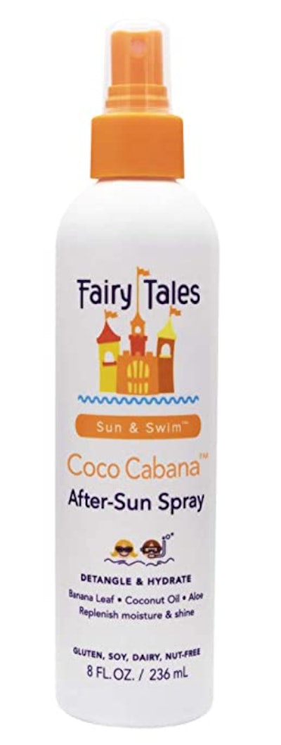 Fairy Tales After-Sun Conditioning Spray is an inexpensive and safe kid beauty product.