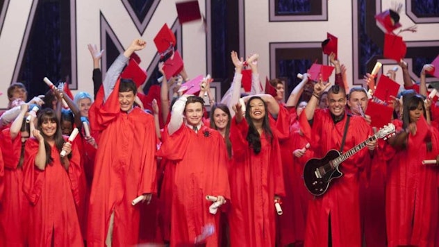 Watch Glee’s ‘Goodbye’ episode on Apple TV.