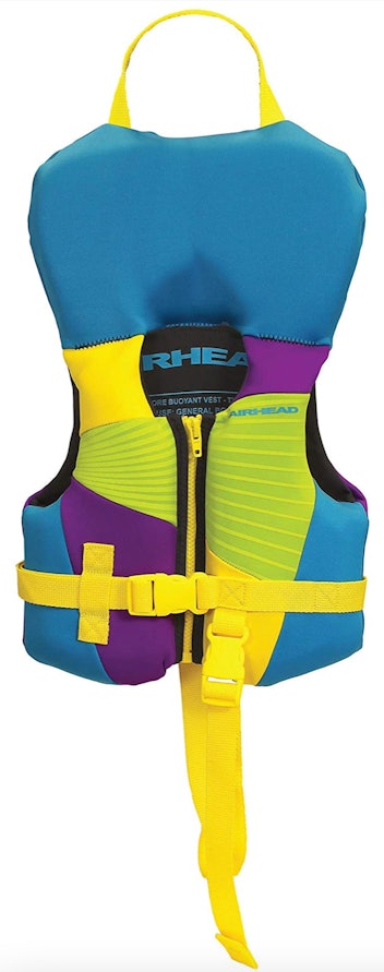 Airhead Gnar Kwik-Dry NeoLite Flex Life Vest for Toddlers, Infants and Children in Multicolor