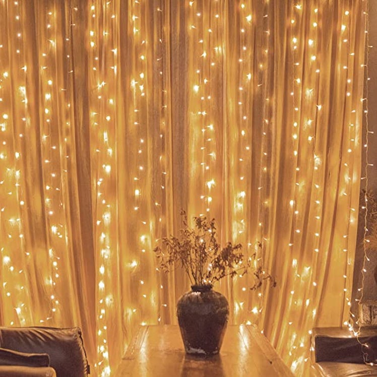 This curtain light is an Amazon item that will make your bedroom look more expensive. 