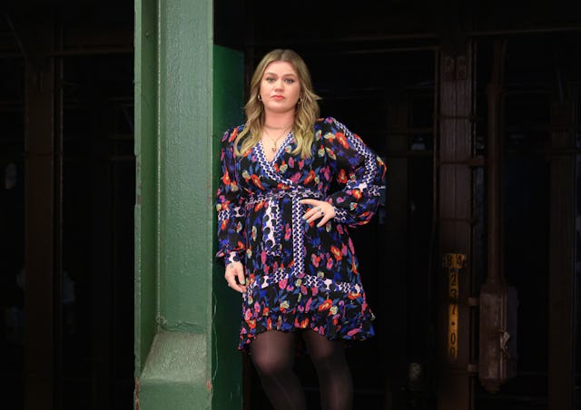 Kelly Clarkson shares her sweet Mother's Day gift. Here, she films a music video in the subway stati...