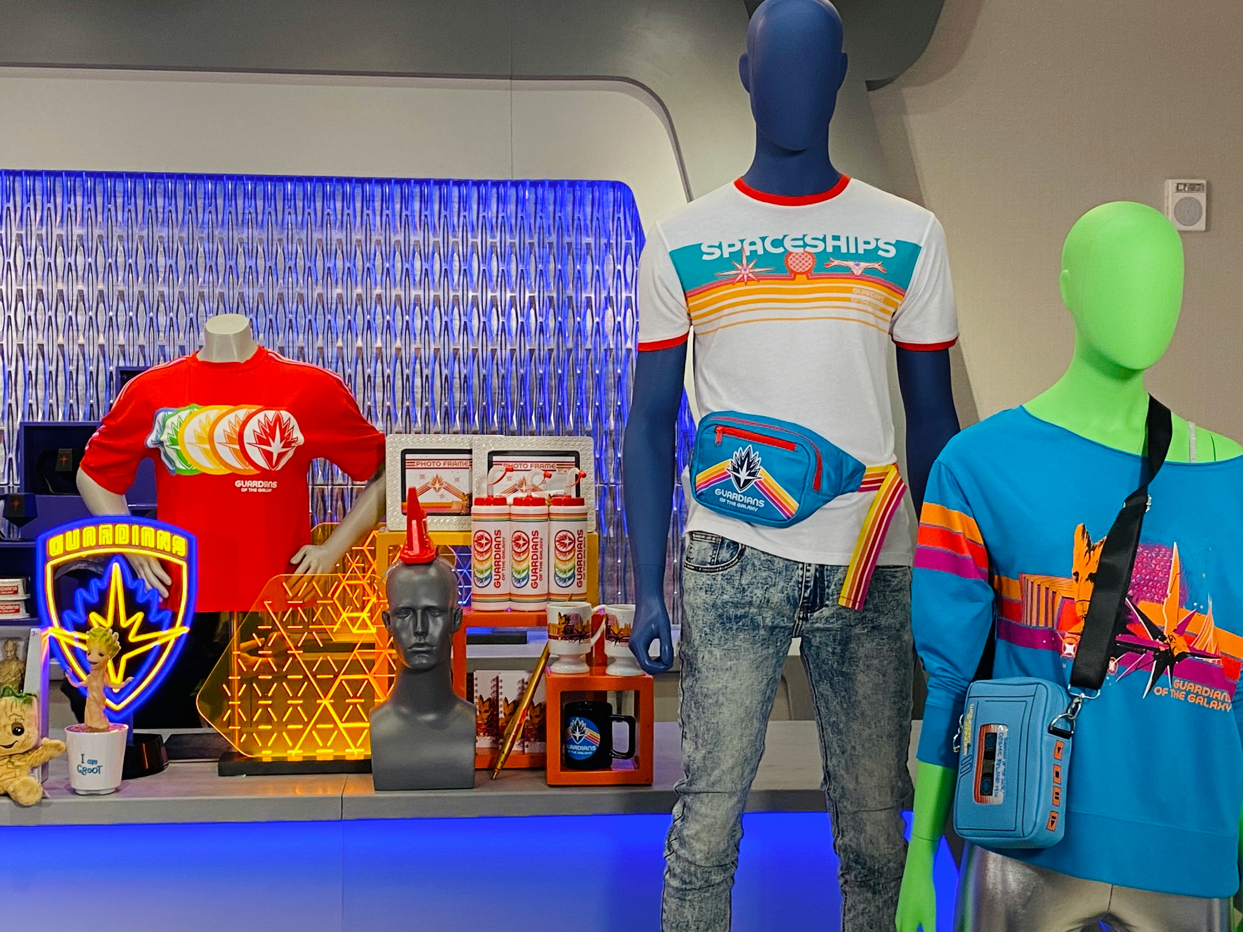 Disney World has new merch that includes 'Guardians of the Galaxy' items. 