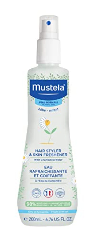 Mustela Baby Hair Styler & Skin Freshener is a kid-safe beauty product.