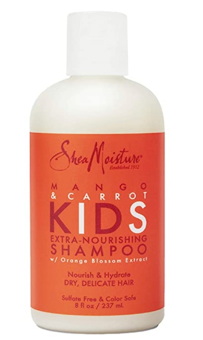 Shea Moisture Extra-Nourishing Shampoo is a kid-safe, but inexpensive beauty product.