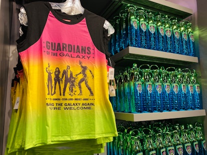 Disney World has new merch that includes 'Guardians of the Galaxy' tees. 