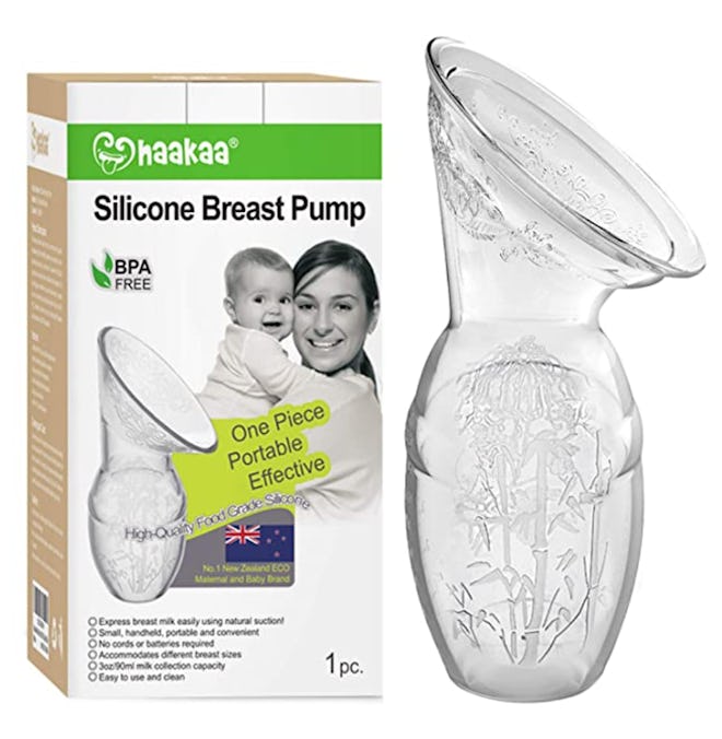 Add the Haakaa manual breast pump to your baby registry,