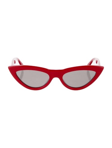 Cat-Eye Mirrored Sunglasses