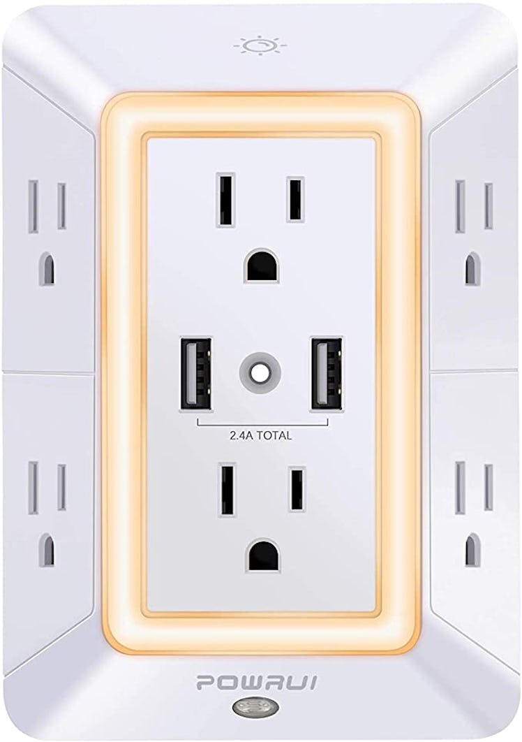 This outlet is a budget-friendly item on Amazon that'll make your bedroom look more expensive. 