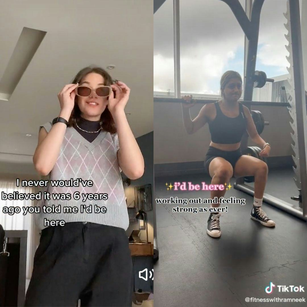 TikTokers are using Miley Cyrus' song "Malibu" to show off their growth. 