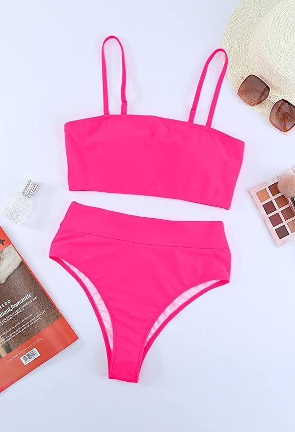Pink Queen Cheeky High Waist Bikini
