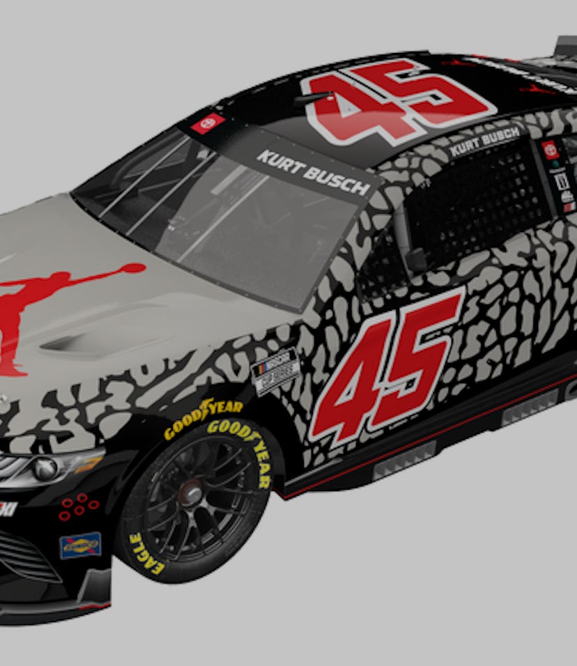 Jordan Brand 23 XI Racing Kurt Busch car