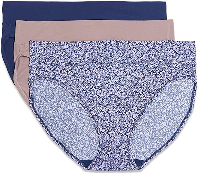 Warner's Blissful Benefits Dig-Free Microfiber Underwear (3-Pack)