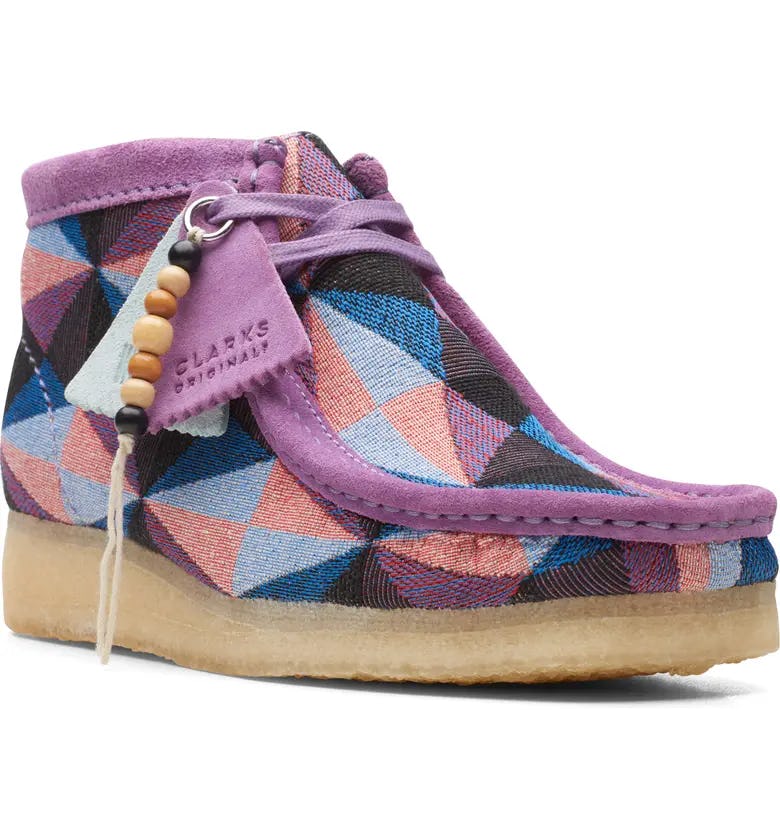 Wallabee Boot Purple Combi
