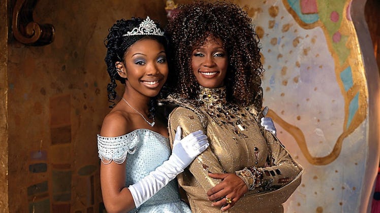 Brandy and Whitney Houston in the 1997 Rodger & Hammerstein Cinderella