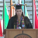 2022 Rollins College valedictorian Elizabeth Bonker gave a moving address to her classmates about se...
