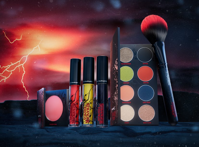 A product picture of MAC Cosmetics' "Stranger Things" makeup line.