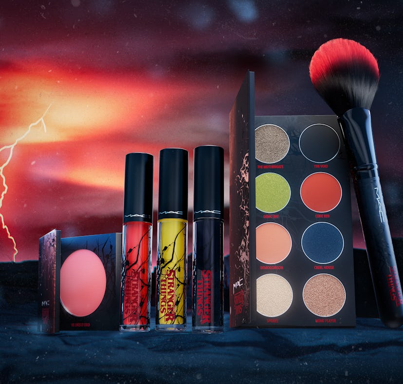 A product picture of MAC Cosmetics' "Stranger Things" makeup line.