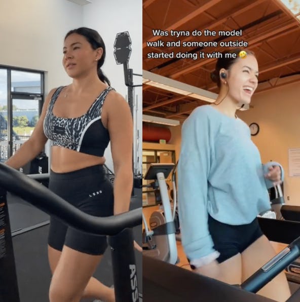 TikTok's Model Walk Challenge Turns The Treadmill Into Your Runway