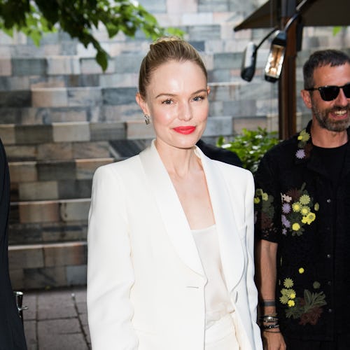 Kate Bosworth is seen arriving at the Giorgio Armani Fashion Show 