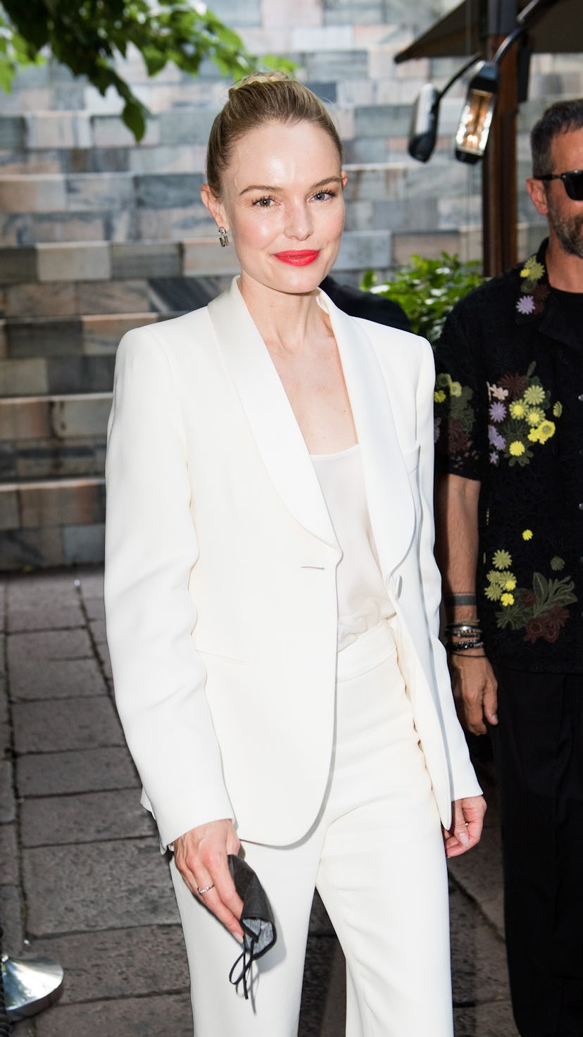 Kate Bosworth is seen arriving at the Giorgio Armani Fashion Show