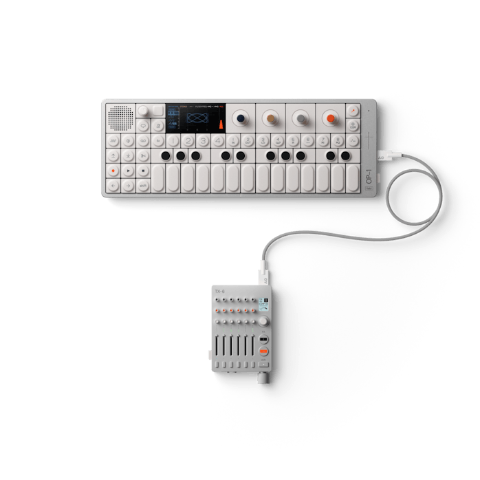 Teenage Engineering's OP-1 Field and TX-6.