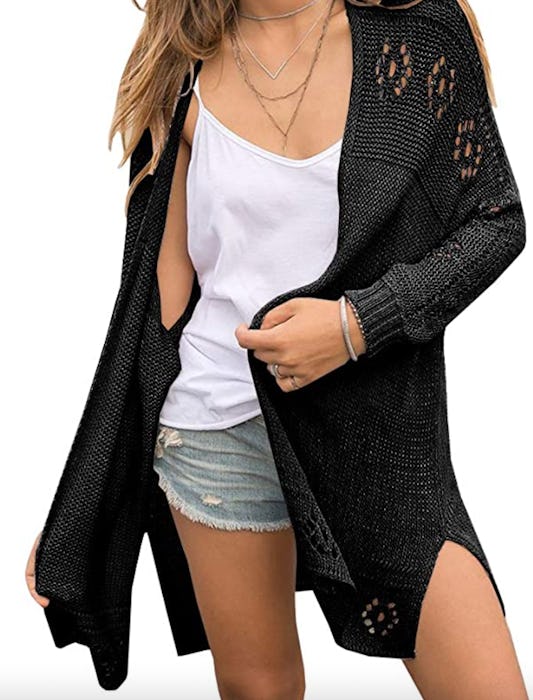 Misassy Womens Knit Sheer Cardigans