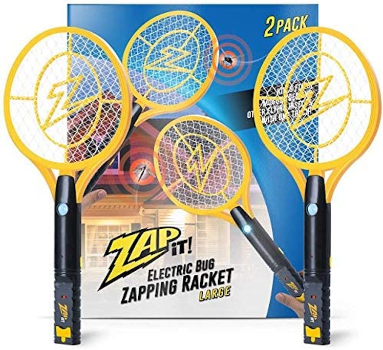 ZAP IT! Bug Zapper Rechargeable Bug Zapper Racket (2-Pack)