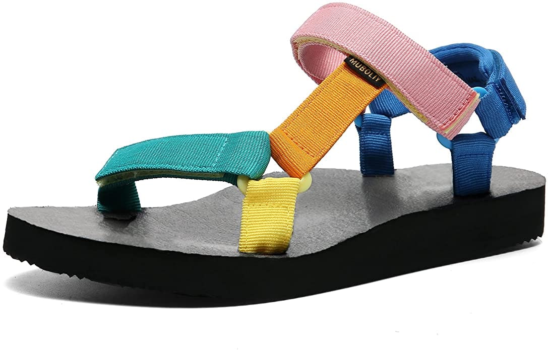 Muboliy Water Sandals with Arch Support Yoga Mat Insole