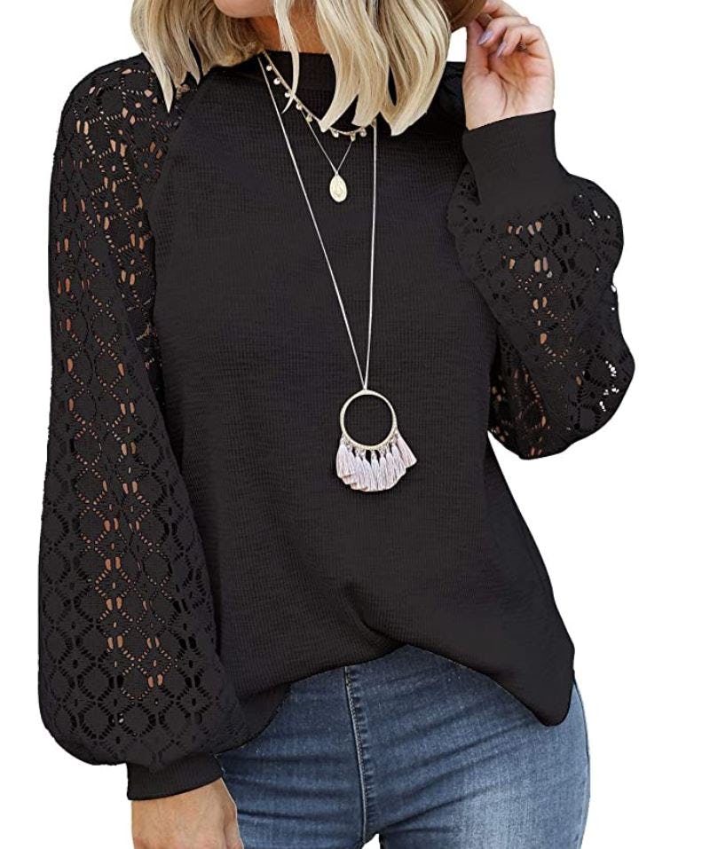 MIHOLL Long-Sleeve Casual Blouse