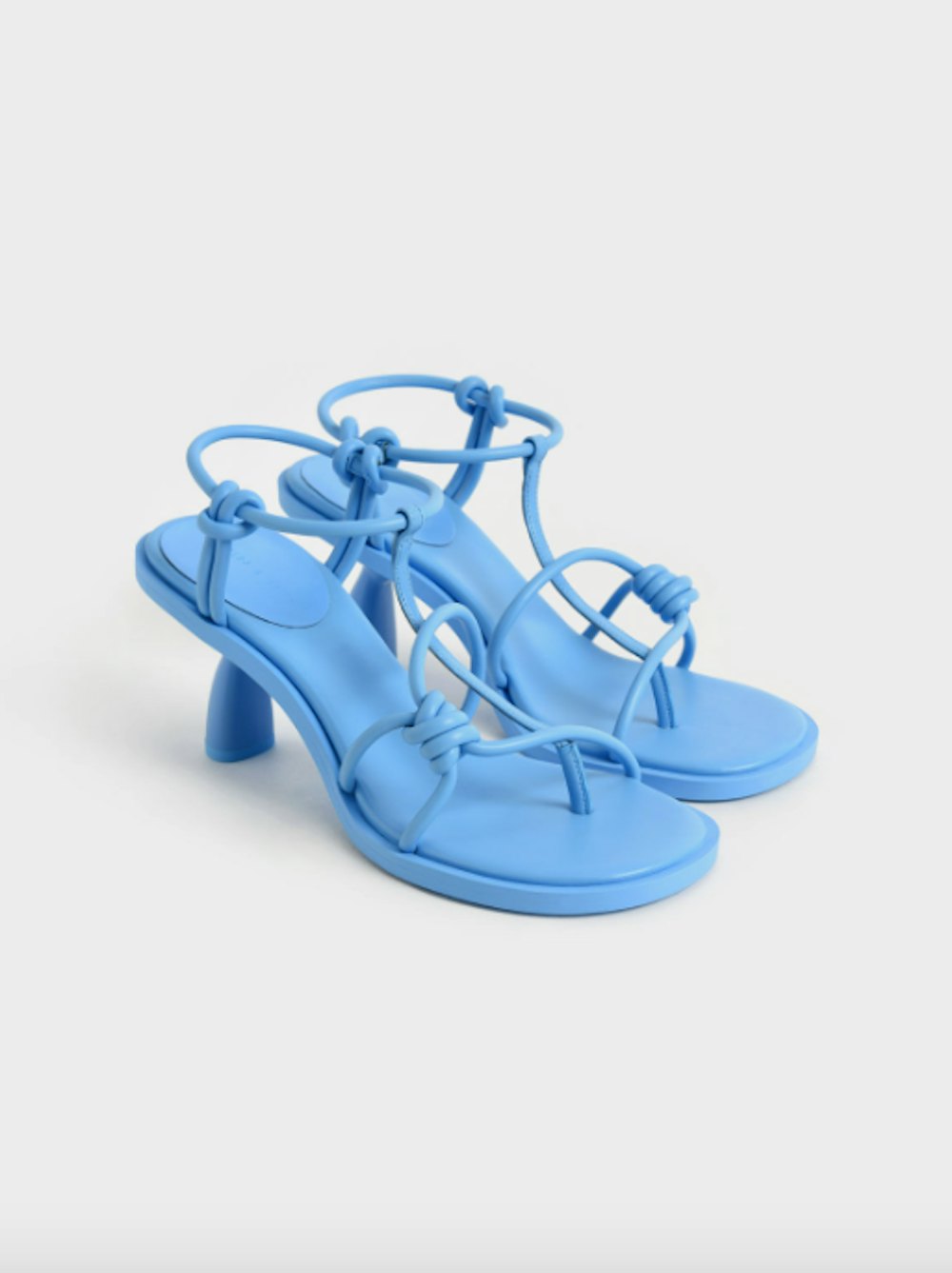 Alma Strappy Knotted Thong Sandals 