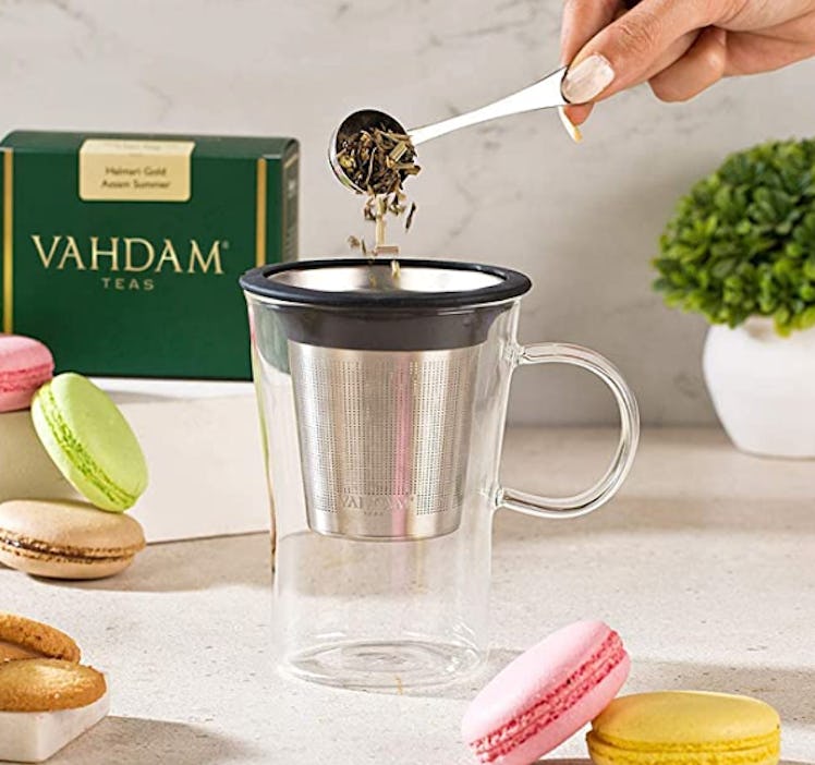 VAHDAM Tea Infuser Glass