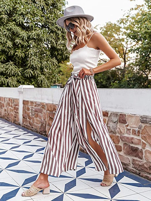 Simplee Split Wide-Legged Pants