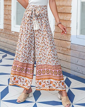 Miessial Wide-Leg Beach Pants 