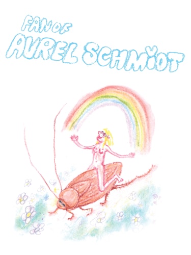 An Aurel Schmidt illustration featuring the artist and various pests.