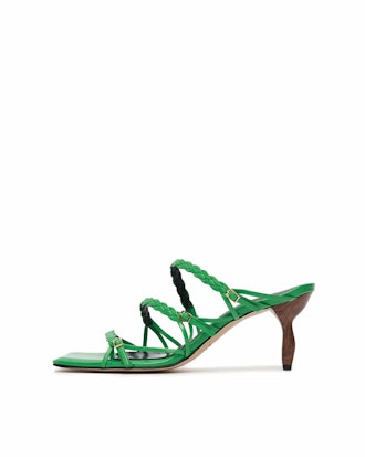 COMME SE-A green heels