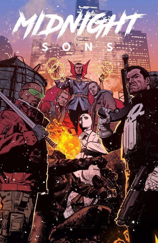 Marvel’s Midnight Sons poster with main characters