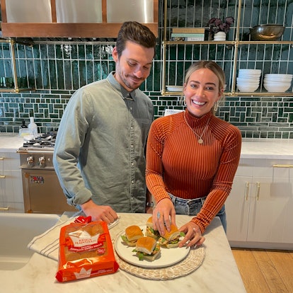 Hilary Duff's easy slider recipe is a tradition she does with her family every Sunday.