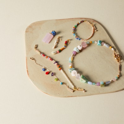 the realreal x svnr upcycled jewelry pieces